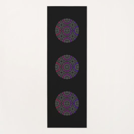 Tapete De Yoga Arte caleidoscópica de 18