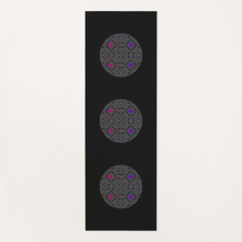 Tapete De Yoga Arte caleidoscópica do volume treze