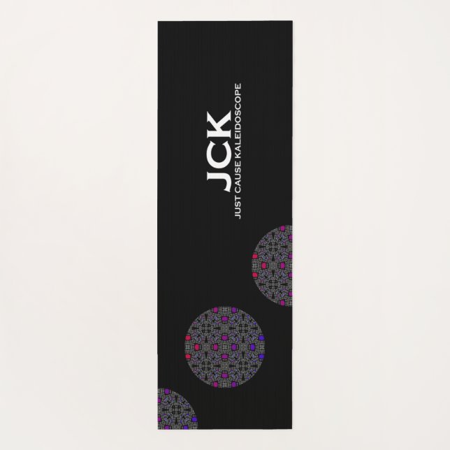 Tapete De Yoga Arte caleidoscópica do volume treze (Verso)