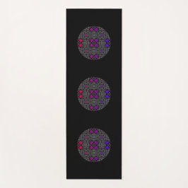 Tapete De Yoga Arte de caleidoscópio 13