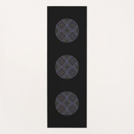 Tapete De Yoga Arte do caleidoscópio do volume treze