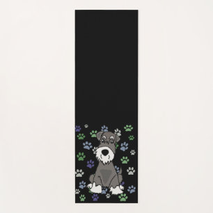 Tapete De Yoga Arte engraçada dos impressões do cão e da pata