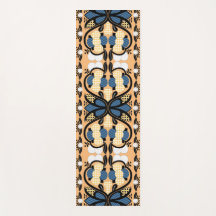 Arte foliar estônia azul e amarela