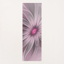 Arte Fractal Floral de Ameixa Abstrata Flor Fantas