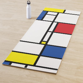 Tapete De Yoga Arte Moderna De Stijl Geométrica Minimalista Mondr