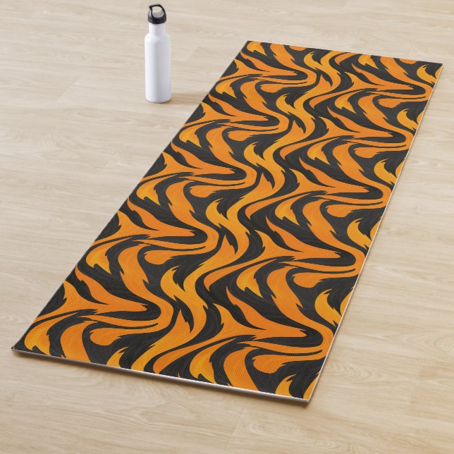 Tapete De Yoga Artsy Striped Design (In Situ)
