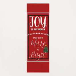 Tapete De Yoga Árvore de Natal Alegria Paz
