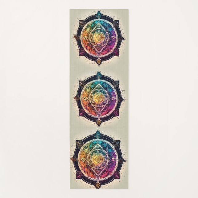Tapete De Yoga "Asana Mat Sagrada" (Frente)
