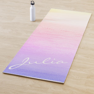 Tapete De Yoga Assobe solar roxo personalizado da VSCO