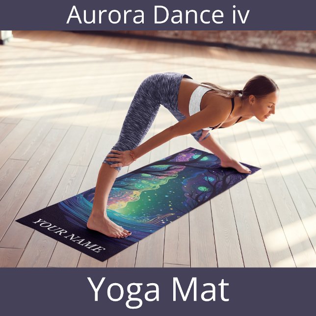 Tapete De Yoga Aurora Dance iv (Criador carregado)