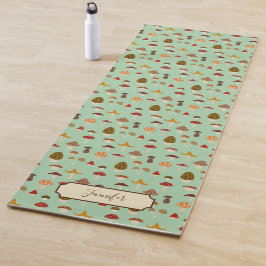 Tapete De Yoga Autumn Mushroom Yoga Mat