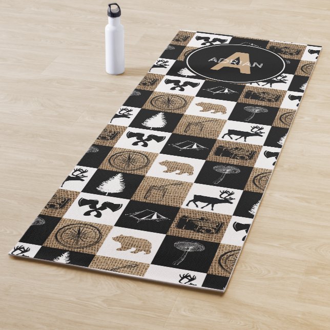 Tapete De Yoga Aventura Rustic Camping Outdoor (In Situ)