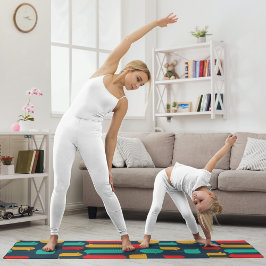 Tapete De Yoga aves planas