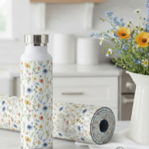 Azul Amarelo Rosa Floral Flor Silvestre