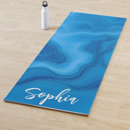 Tapete De Yoga Azul-moonstone