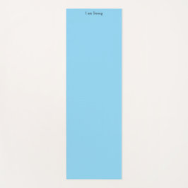 Tapete De Yoga Azul Sky para Formação em Força