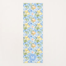 Azulejo Azul Mediterrâneo Limoncello Monograma Nom