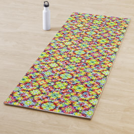 Tapete De Yoga Azulejos do Mediterrâneo, Azulejos de Tinta Álcool