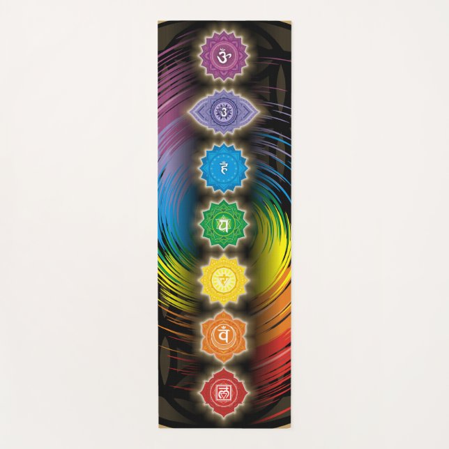 Tapete De Yoga Balança Chakra Yoga Mat (Frente)