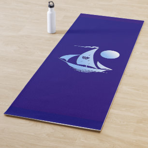 Tapete De Yoga Baleeiro de Comédia Azul e Teatro de Tragédia