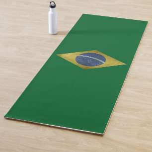 Tapete De Yoga Bandeira brasileira