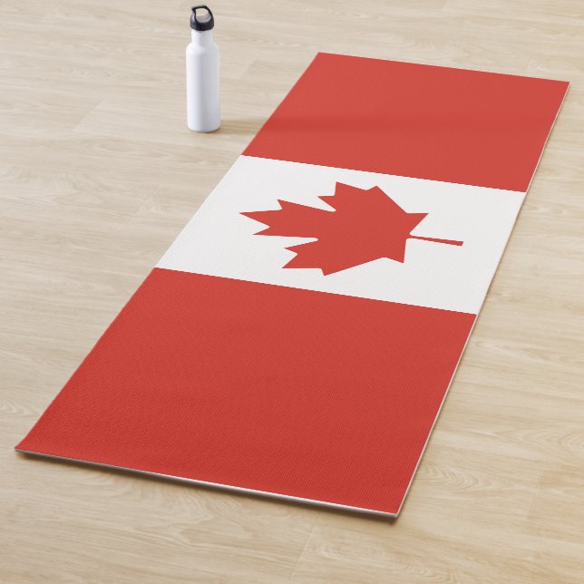 Tapete De Yoga Bandeira Canadiana (Maple Leaf) (Canadá) (In Situ)