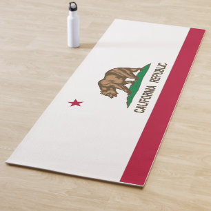 Tapete De Yoga Bandeira da Califórnia (Estado dos EUA)