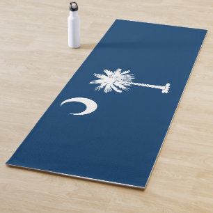 Tapete De Yoga Bandeira da Carolina do Sul (Estado dos EUA)