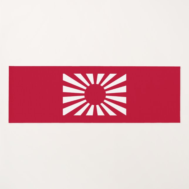 Tapete De Yoga Bandeira da Guerra Imperial do Japão (Frente (Horizontal))