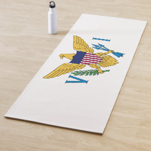 Tapete De Yoga Bandeira das Ilhas Virgens dos Estados Unidos