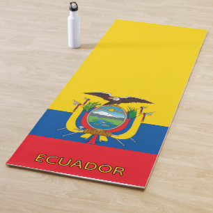 Tapete De Yoga Bandeira do Equador