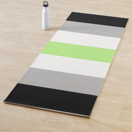 Tapete De Yoga Bandeira do Orgulho Agênero – Identidade LGBTQIA+ 
