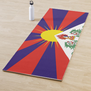 Tapete De Yoga Bandeira do Tibete livre