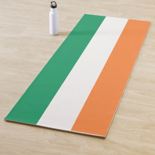 Tapete De Yoga Bandeira Nacional da Irlanda, padrão irlandês, Est