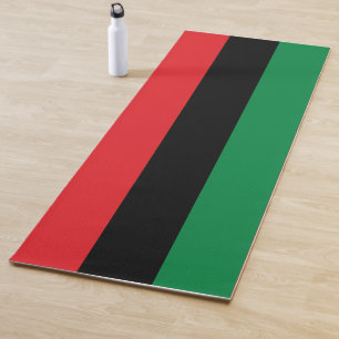 Tapete De Yoga Bandeira Pan-Africana, Happy Kwanzaa