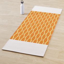 Tapete De Yoga Banheiras brancas, cor-de-laranja-claro, cor-de-ro