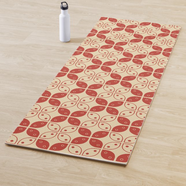 Tapete De Yoga Batik Kawung, Padrão Indonésia, Javanês, Étnico (In Situ)