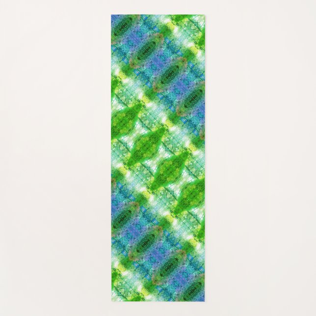 Tapete De Yoga BC Fall Trees x GL Ikat 2 (Frente)