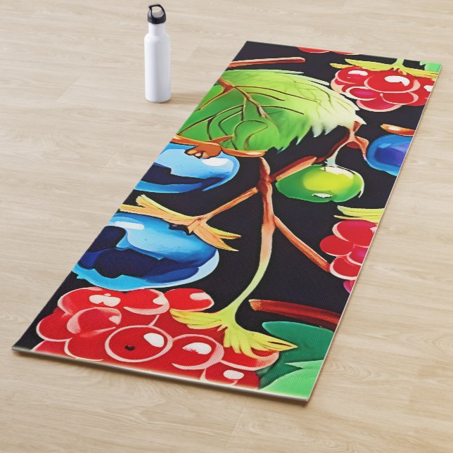 Tapete De Yoga Berryful Delight Art (In Situ)