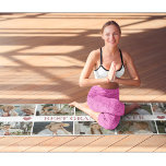 Tapete De Yoga Best Grandma Ever Photo Collage – Gift with Hearts<br><div class="desc">Bring love and inspiration to every stretch with this personalized yoga mat, featuring your favorite photos in a warm collage and the heartfelt message “Best Grandma Ever” centered with two sweet heart accents. Perfect for adding a personal touch to fitness or relaxation routines. Ideal for Grandma, Nana, or Nonna, this...</div>