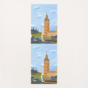 Tapete de Yoga Big Ben Londres