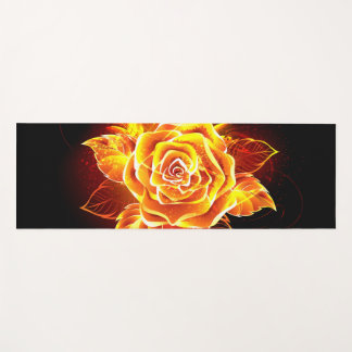 Tapete De Yoga Blooming Fire Rosa