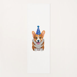 Tapete De Yoga Blue Birthday Corgi Classic T-Shirt