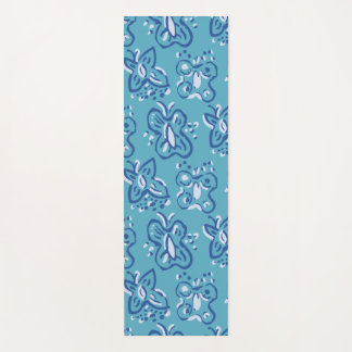 Tapete De Yoga Blue Butterfly