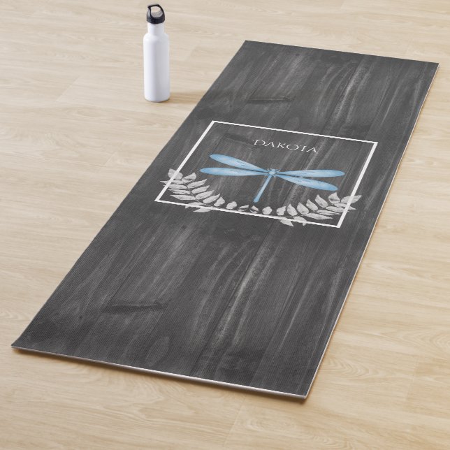 Tapete De Yoga Blue Dragonfly Rustic Yoga Mat (In Situ)