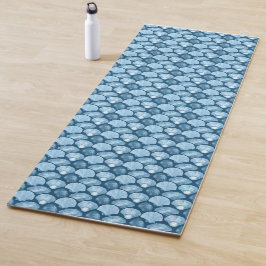 Tapete De Yoga Blue Seashells Yoga Mat - para Serenidade e Confor