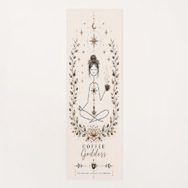 Tapete de Yoga Boho Deusa do Café