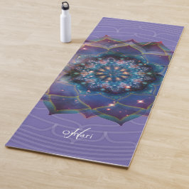 Tapete De Yoga Boho Nebula Bloom | Design Mandala