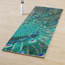 Boho Shimmering Chic Peacock Feather