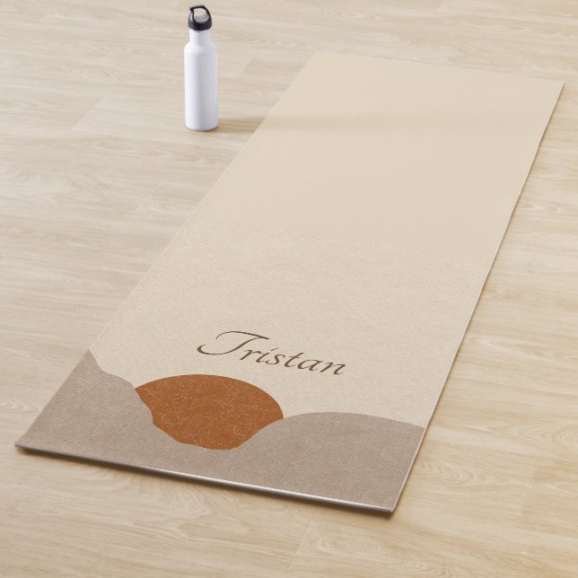 Tapete De Yoga Boho Terracotta Sun Yoga Mat (In Situ)